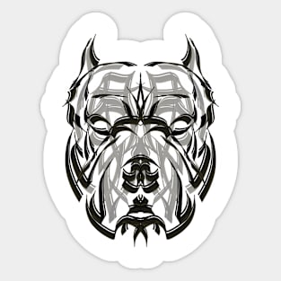 Danger pitbull Sticker